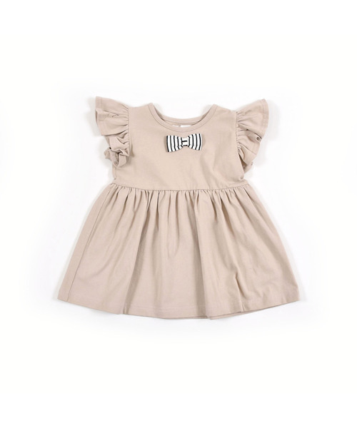 セール Birthday Party リボン フリル シンプル 無地 フレア 半袖 ワンピース 70cm 110cm ワンピース Birthday Party バースデイパーティー のファッション通販 Zozotown