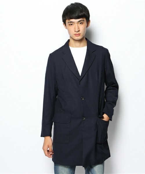 WHO'S WHO gallery（フーズフーギャラリー）の「【GIGGER】チェスターコート（チェスターコート・メンズ・ブラック/ネイビー・SMALL/MEDIUM）」の11枚目の写真