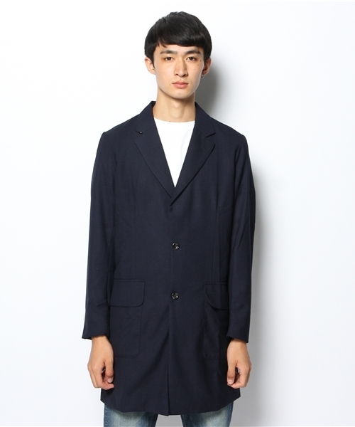 WHO'S WHO gallery（フーズフーギャラリー）の「【GIGGER】チェスターコート（チェスターコート・メンズ・ブラック/ネイビー・SMALL/MEDIUM）」の3枚目の写真