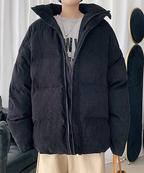 WESTBOY（ウエストボーイ）の「【WB ORIGINALS】 Drop Shoulder Down Jacket in Corduroy Fabric WO21W17HOT（ダウンジャケット/コート・メンズ・ブラック/グレー・L/XL）」の19枚目の写真