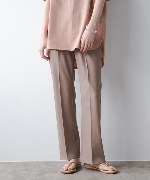 A part by(アパートバイ)の「Wranglerドレスパンツ 939480(その他パンツ・レディース・チャコールグレー/ベージュ/アイボリー・SMALL/MEDIUM)」の3枚目の写真