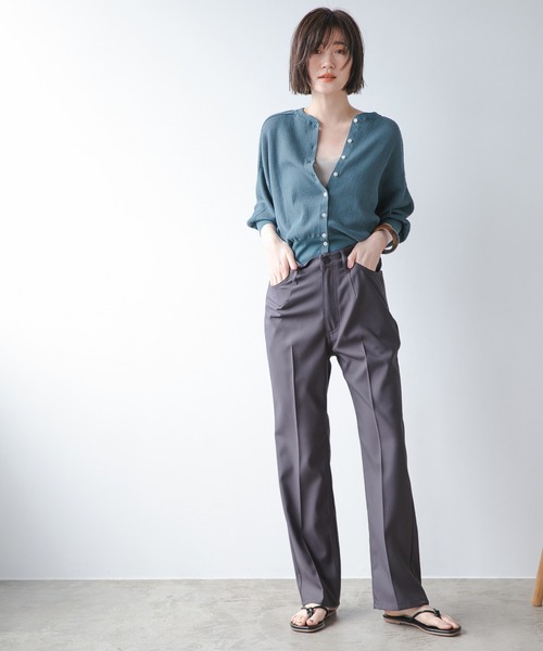 A part by(アパートバイ)の「Wranglerドレスパンツ 939480(その他パンツ・レディース・チャコールグレー/ベージュ/アイボリー・SMALL/MEDIUM)」の20枚目の写真