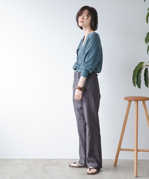 A part by(アパートバイ)の「Wranglerドレスパンツ 939480(その他パンツ・レディース・チャコールグレー/ベージュ/アイボリー・SMALL/MEDIUM)」の11枚目の写真