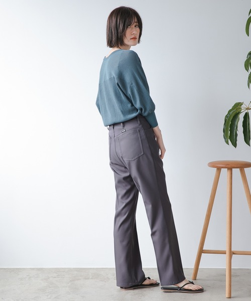 【新品タグ付き】アパートバイローリーズ　テーパードパンツ　グレー　Mサイズ apart by lowrys - テーパードパンツ グレーの通販 by かめこ's