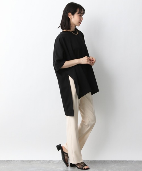 A part by(アパートバイ)の「Wranglerドレスパンツ 939480(その他パンツ・レディース・チャコールグレー/ベージュ/アイボリー・SMALL/MEDIUM)」の5枚目の写真