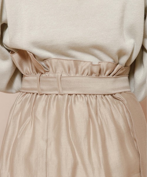 flower（フラワー）の「ウォータリーラップスカート2（スカート・レディース・ベージュ/グレー・FREE）」の19枚目の写真