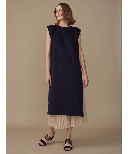 COTORICA（コトリカ）の「サイドZIPショルダーパッドワンピース（ワンピース・レディース・ブラック/ベージュ/ピンク・SMALL/MEDIUM）」の15枚目の写真