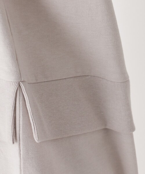 pink adobe（ピンクアドベ）の「◆【M-3L/毛玉になりにくい】ドッキングワンピース（ワンピース・レディース・ブラック/ブラウン系/ライトグレー/ライトグリーン・44/38/42/40）」の5枚目の写真