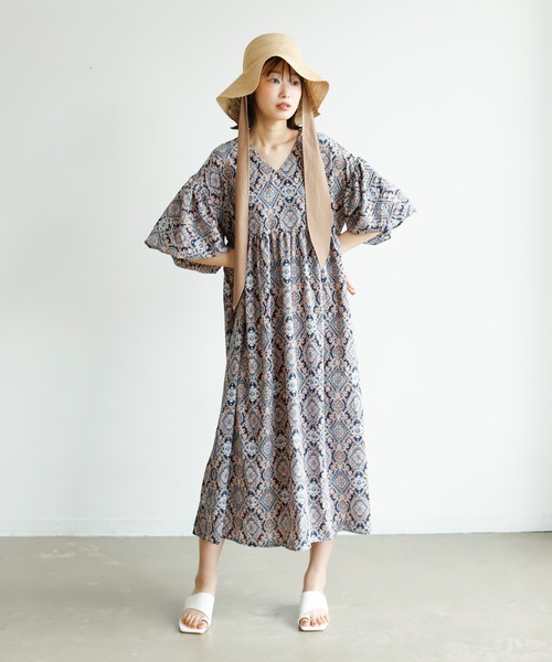 セール 袖バルーンプリントワンピース ワンピース Birthday Room バースデイルーム のファッション通販 Zozotown