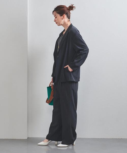 UNITED ARROWS（ユナイテッドアローズ）の「UBC TA/P テーラード シャツジャケット◆（テーラードジャケット・レディース・ブラウン/ネイビー・38/36）」の5枚目の写真