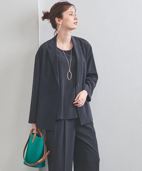 UNITED ARROWS（ユナイテッドアローズ）の「UBC TA/P テーラード シャツジャケット◆（テーラードジャケット・レディース・ブラウン/ネイビー・38/36）」の12枚目の写真