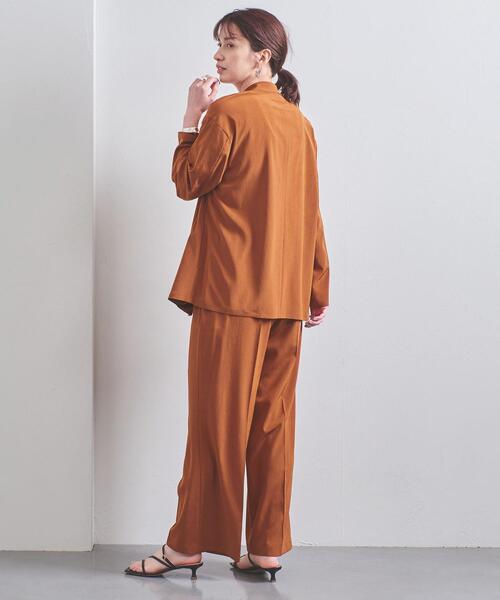 UNITED ARROWS（ユナイテッドアローズ）の「UBC TA/P テーラード シャツジャケット◆（テーラードジャケット・レディース・ブラウン/ネイビー・38/36）」の10枚目の写真