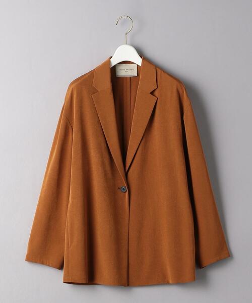 UNITED ARROWS（ユナイテッドアローズ）の「UBC TA/P テーラード シャツジャケット◆（テーラードジャケット・レディース・ブラウン/ネイビー・38/36）」の7枚目の写真