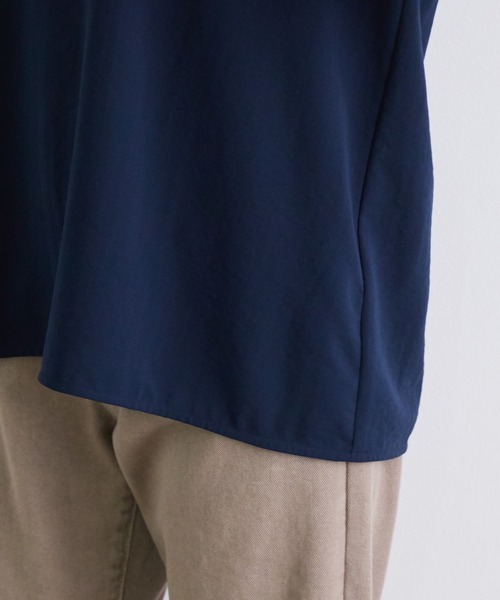 ROPE' PICNIC(ロペピクニック)の「【抗菌加工】ストレッチジョーゼットブラウス(シャツ/ブラウス・レディース・ライトグレー/ネイビー・38)」の9枚目の写真