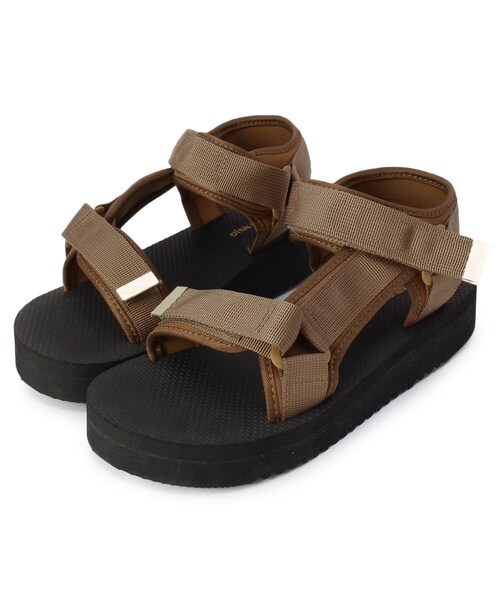 pink adobe(ピンクアドベ)の「◆【おでかけ相棒サンダル】スポーツサンダル(サンダル・レディース・ブラック/グレー/キャメル/ブラウン系・35/45/25)」の6枚目の写真