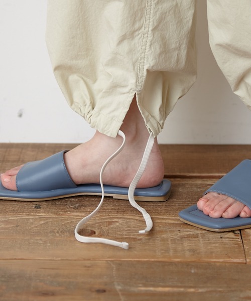 CHAOPANIC TYPY パラシュート　パンツ　オールインワン　ブラック セール】INDIAレースパラシュートパンツ（その他パンツ