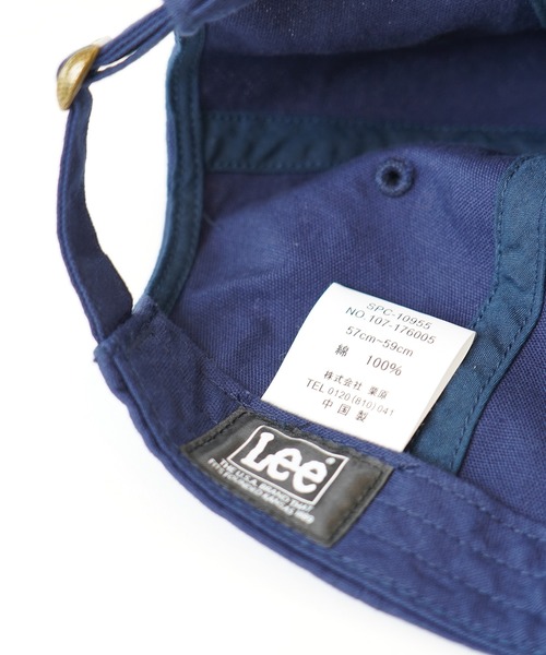 Lee（リー）の「リーローキャップオックスフォード / LE LOW CAP OXFORD（キャップ・レディース・ホワイト/ブラック/ベージュ/ブルー/ネイビー/ピンク/オレンジ・58cm）」の11枚目の写真