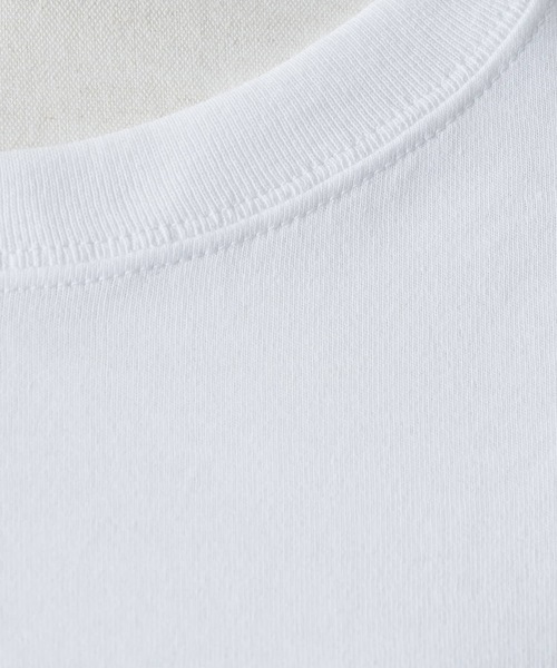 BEARDSLEY（ビアズリー）の「ドライコットンユルT（Tシャツ/カットソー・レディース・グリーン/ホワイト/ベージュ・FREE）」の11枚目の写真