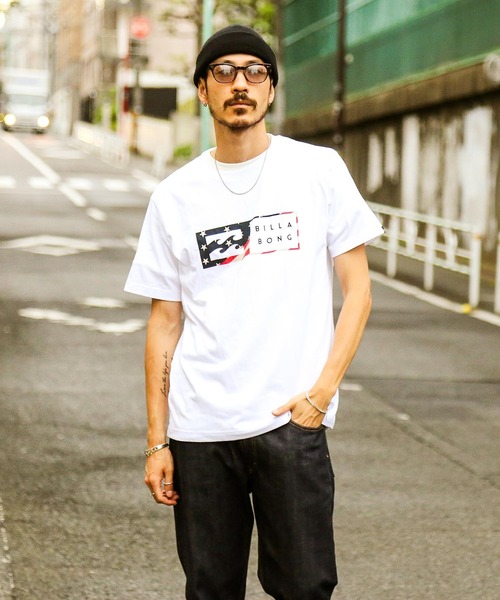 BILLABONG(ビラボン)の「BILLABONG メンズ 【CLOUD NINE】 【RED WHITE COLLECTION】 UNITY WAVE PRINT Tシャツ 【2021年夏モデル】/ビラボン半袖Tシャツ(Tシャツ/カットソー・メンズ・ホワイト系その他/ブラック/ホワイト・SMALL/X-LARGE/MEDIUM/LARGE)」の19枚目の写真