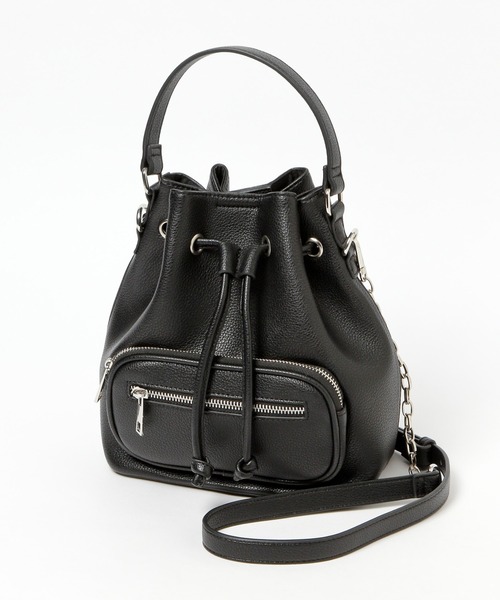 PAGEBOY（ページボーイ）の「モードキンチャクバッグ（ショルダーバッグ・レディース・ブラック/ゼブラ・ONE SIZE）」の5枚目の写真