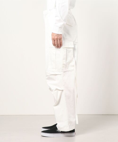 WEGO（ウィゴー）の「WEGO/ワイドカーゴパンツ（カーゴパンツ・メンズ・ホワイト/ブラック/カーキ・MEDIUM/LARGE）」の15枚目の写真