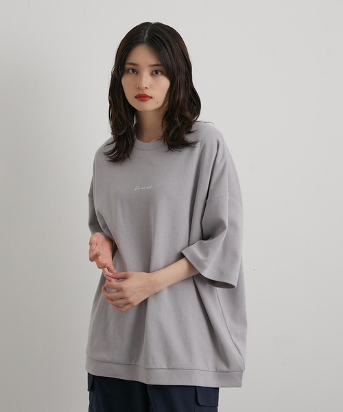 JUNRED（ジュンレッド）の「2ポイントショートスリーブワイドPO（Tシャツ/カットソー・メンズ・ホワイト/グリーン/ブルー系その他4/ブラック/ブルー系その他5/ミント/ホワイト系その他/ライトグレー/チャコールグレー/ブルー・S/M/L）」の16枚目の写真