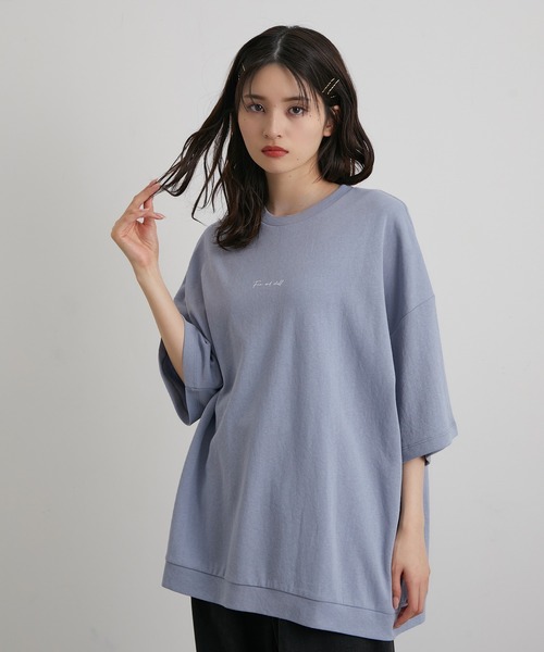 JUNRED（ジュンレッド）の「2ポイントショートスリーブワイドPO（Tシャツ/カットソー・メンズ・ホワイト/グリーン/ブルー系その他4/ブラック/ブルー系その他5/ミント/ホワイト系その他/ライトグレー/チャコールグレー/ブルー・S/M/L）」の13枚目の写真