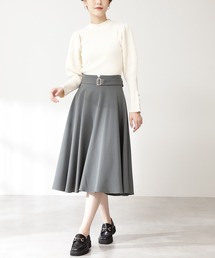 N.（N. Natural Beauty Basic） | 【追加生産】◆ゴールドバックルフレアスカート(スカート)