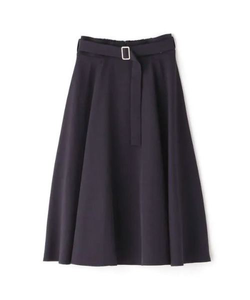 N.（N. Natural Beauty Basic）（エヌエヌナチュラルビューティーベーシック）の「【追加生産】◆ゴールドバックルフレアスカート（スカート・レディース・ブラウン/グリーン/ネイビー/ピンク/ベージュ/グリーン系その他5/オレンジ・MEDIUM）」の9枚目の写真