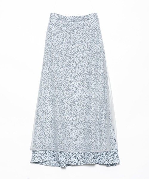 AS KNOW AS PINKY（アズノゥアズピンキー）の「お花のかくれんぼなスカート（スカート・レディース・ブラック/オフホワイト/ピンク・FREE）」の8枚目の写真