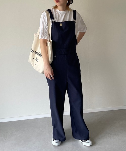 美品　mitomi.m リネン　セーラー襟　サロペット 美品 mitomi.m リネン セーラー襟 サロペット - メルカリ