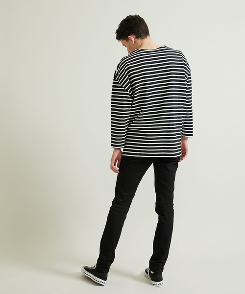 VALLIS by FACTOTUM(ヴァリスバイファクトタム)の「STUDIOUS別注 ロゴワッペンバスクシャツ(Tシャツ/カットソー・メンズ・グレー/ブラウン/パープル/カーキ/ブラック・LARGE/MEDIUM)」の12枚目の写真