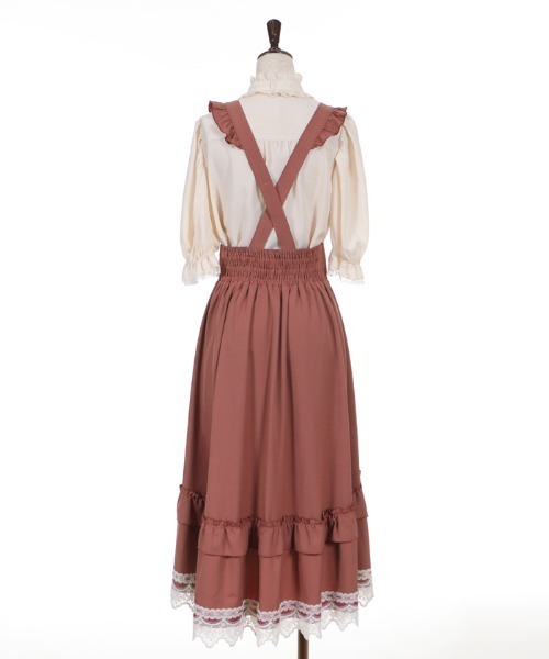 axes femme（アクシーズファム）の「サス付フィッシュテールＳＫ（スカート・レディース・ネイビー/カーキ/オレンジ・MEDIUM）」の10枚目の写真