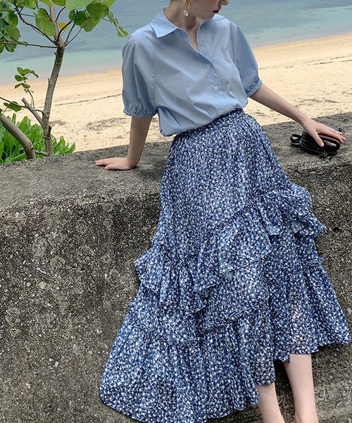 ひろみ様 マディソンブルー コットン 半袖 シャツブラウス ベージュ XS SHIRT / BLOUSE (シャツ / ブラウス） - MADISONBLUE ONLINE STORE