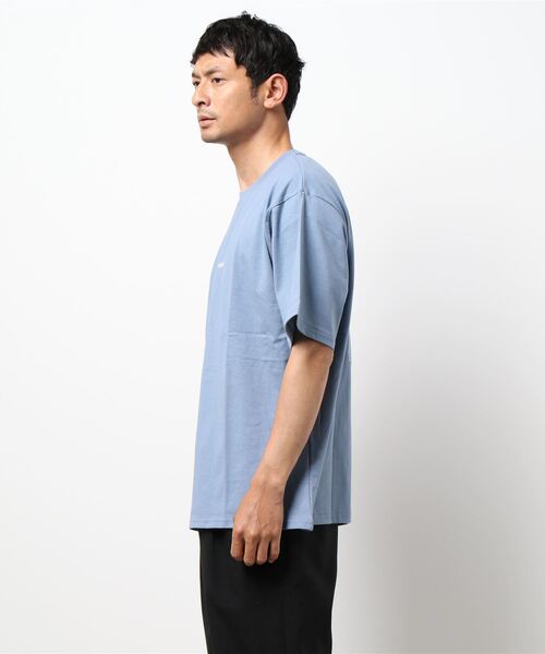 LB/S （エルビーエス）の「GIRLS刺繍バックプリントビッグシルエットTシャツ（Tシャツ/カットソー・メンズ・ベージュ/ダークブルー/ホワイト/ライトグリーン・LARGE/MEDIUM）」の9枚目の写真