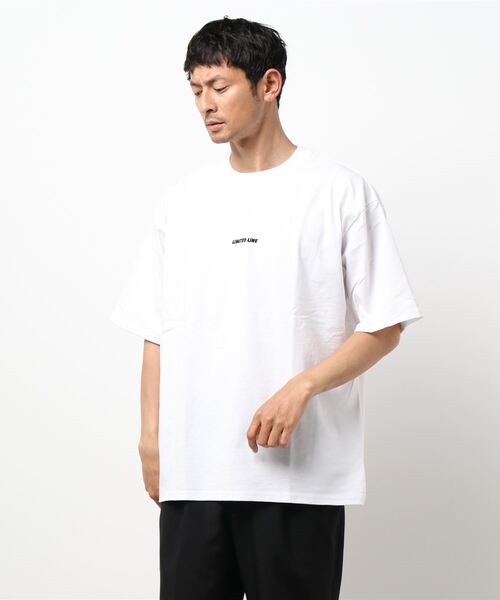 LB/S （エルビーエス）の「GIRLS刺繍バックプリントビッグシルエットTシャツ（Tシャツ/カットソー・メンズ・ベージュ/ダークブルー/ホワイト/ライトグリーン・LARGE/MEDIUM）」の5枚目の写真