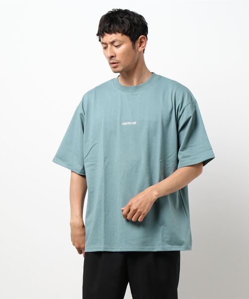 LB/S （エルビーエス）の「GIRLS刺繍バックプリントビッグシルエットTシャツ（Tシャツ/カットソー・メンズ・ベージュ/ダークブルー/ホワイト/ライトグリーン・LARGE/MEDIUM）」の7枚目の写真