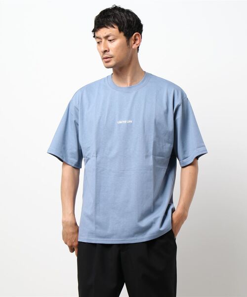 LB/S （エルビーエス）の「GIRLS刺繍バックプリントビッグシルエットTシャツ（Tシャツ/カットソー・メンズ・ベージュ/ダークブルー/ホワイト/ライトグリーン・LARGE/MEDIUM）」の8枚目の写真