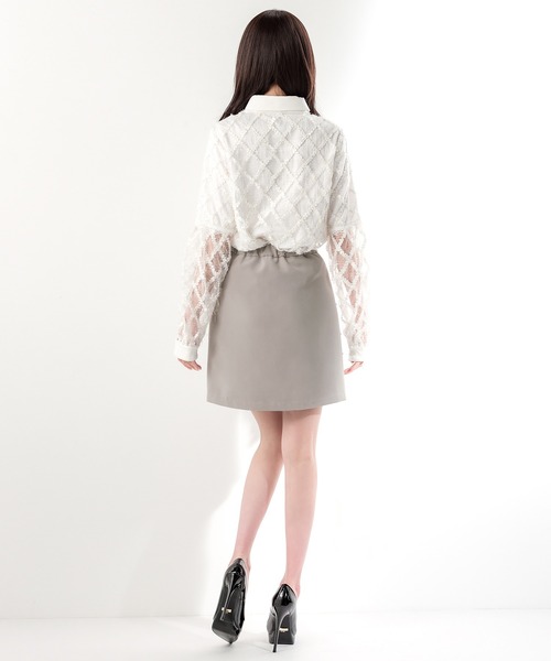 EmiriaWiz - エミリアウィズ  リボン付きドットブラウス emiriawiz（エミリアウィズ）の「刺繍レースブラウス（シャツ