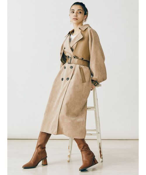 EVRIS（エヴリス）の「ウッドヒールロングブーツ（ブーツ）」 - WEAR