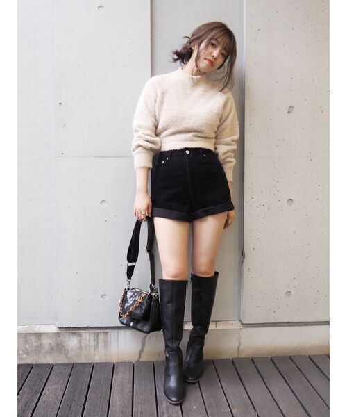 ウッドヒールロングブーツ EVRIS（エヴリス）の「ウッドヒールロングブーツ（ブーツ）」 - WEAR