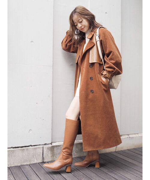 ウッドヒールロングブーツ EVRIS（エヴリス）の「ウッドヒールロングブーツ（ブーツ）」 - WEAR
