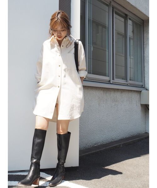 ウッドヒールロングブーツ EVRIS（エヴリス）の「ウッドヒールロングブーツ（ブーツ）」 - WEAR