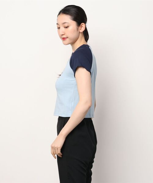 ODD STUDIO(オッドスタジオ)の「【ODD STUDIO × nanacrew】DAISY LOGO RAGLAN T-SHIRT / オッドスタジオ×ナナクルー デイジー ロゴ ラグラン Tシャツ(Tシャツ/カットソー・レディース・サンドベージュ/スカイブルー/ピンク・FREE)」の9枚目の写真