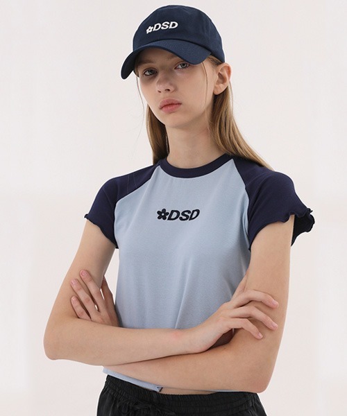ODD STUDIO(オッドスタジオ)の「【ODD STUDIO × nanacrew】DAISY LOGO RAGLAN T-SHIRT / オッドスタジオ×ナナクルー デイジー ロゴ ラグラン Tシャツ(Tシャツ/カットソー・レディース・サンドベージュ/スカイブルー/ピンク・FREE)」の1枚目の写真