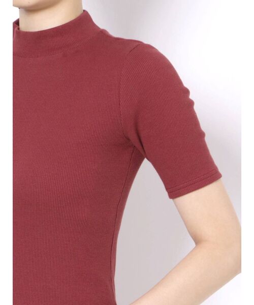 EMODA(エモダ)の「ハイネックカットミニワンピース(ワンピース・レディース・ブラック/レッド/ブルー/グリーン・FREE)」の14枚目の写真