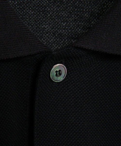 LIDNM(リドム)の「OVER SIZED POLO(ポロシャツ・メンズ・ブラック・LARGE)」の7枚目の写真