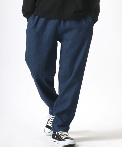 Lazar(ラザル)の「Chef's Pants/ワイドテーパード シェフパンツ/イージーパンツ/ワークパンツ/カラーパンツ(チノパンツ・メンズ・チャコールグレー/ブラック/ベージュ/ネイビー/オフホワイト/オリーブ/インディゴブルー/ブラック系その他/ブルー系その他/ワンウォッシュ/グレイッシュブルー・M/L/XL)」の10枚目の写真