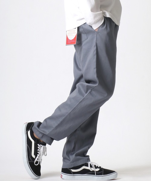 Lazar(ラザル)の「Chef's Pants/ワイドテーパード シェフパンツ/イージーパンツ/ワークパンツ/カラーパンツ(チノパンツ・メンズ・チャコールグレー/ブラック/ベージュ/ネイビー/オフホワイト/オリーブ/インディゴブルー/ブラック系その他/ブルー系その他/ワンウォッシュ/グレイッシュブルー・M/L/XL)」の11枚目の写真