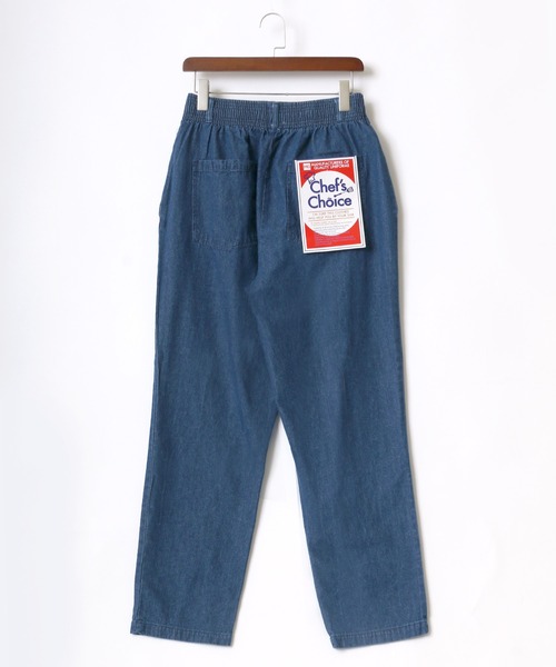 Lazar(ラザル)の「Chef's Pants/ワイドテーパード シェフパンツ/イージーパンツ/ワークパンツ/カラーパンツ(チノパンツ・メンズ・チャコールグレー/ブラック/ベージュ/ネイビー/オフホワイト/オリーブ/インディゴブルー/ブラック系その他/ブルー系その他/ワンウォッシュ/グレイッシュブルー・M/L/XL)」の20枚目の写真